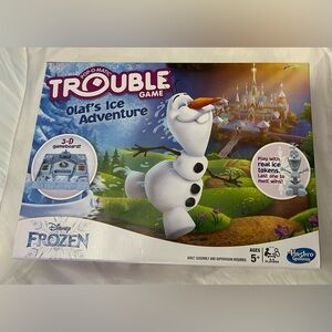 Disney Frozen Olaf Trouble Game - White and Blue